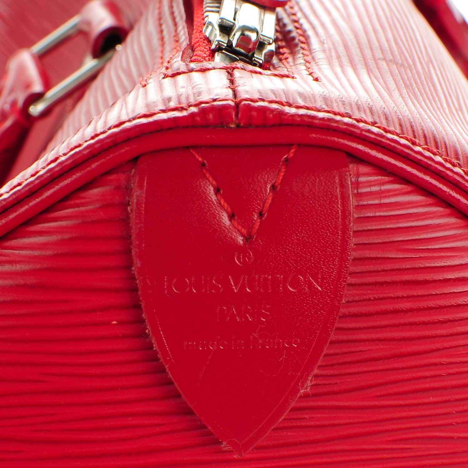 Louis Vuitton Epi Speedy 30 Rouge 6 of 8