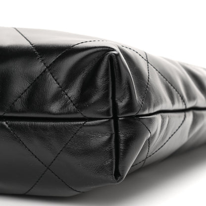 Chanel Calfskin Quilted Small Chanel 22 Black 10 of 11