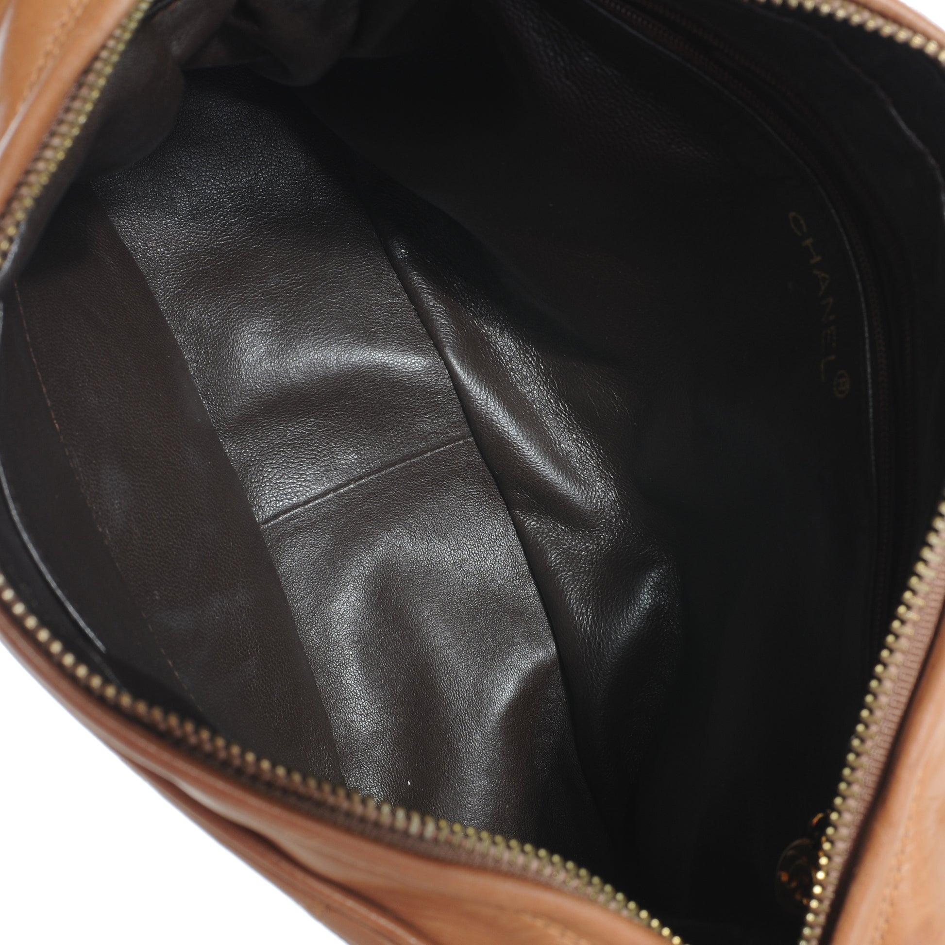 Chanel Lambskin Tassel Camera Case Light Brown 8 of 8