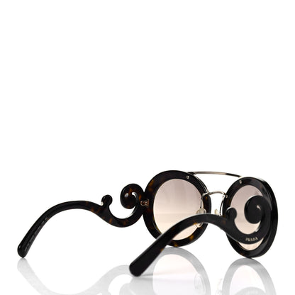 Prada Baroque Sunglasses SPR 13S Havana 4 of 8