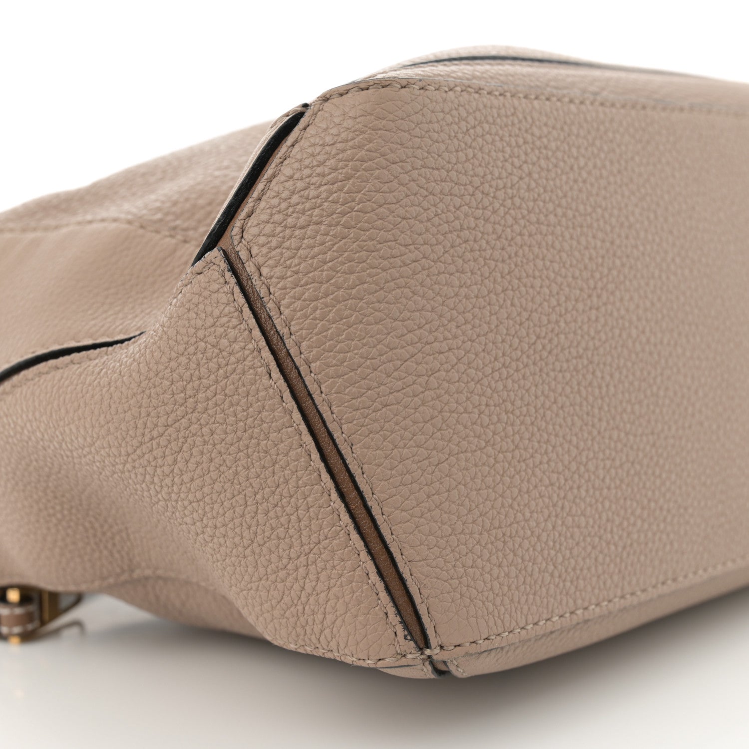 Loewe Grained Calfskin Small Puzzle Bag Sand Mink 1634538