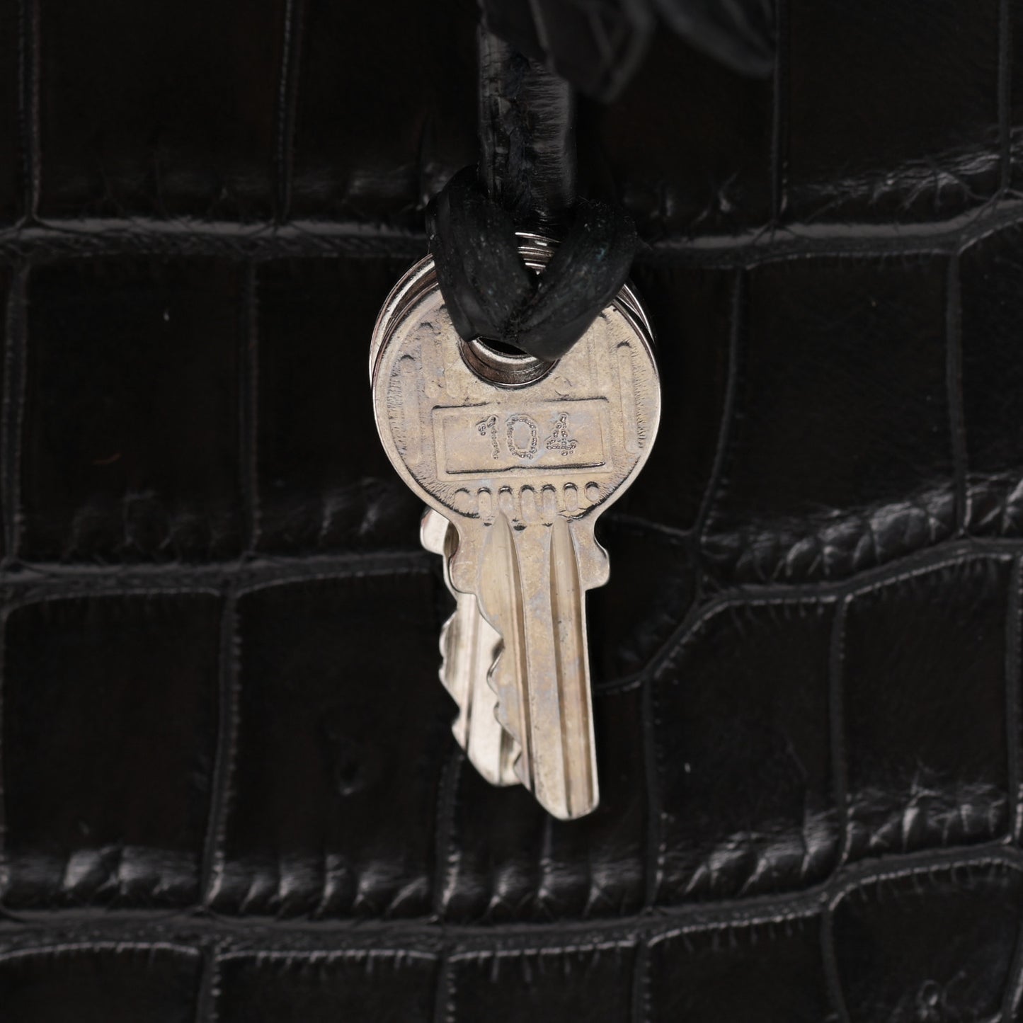 Matte Niloticus Crocodile Birkin 30 Black