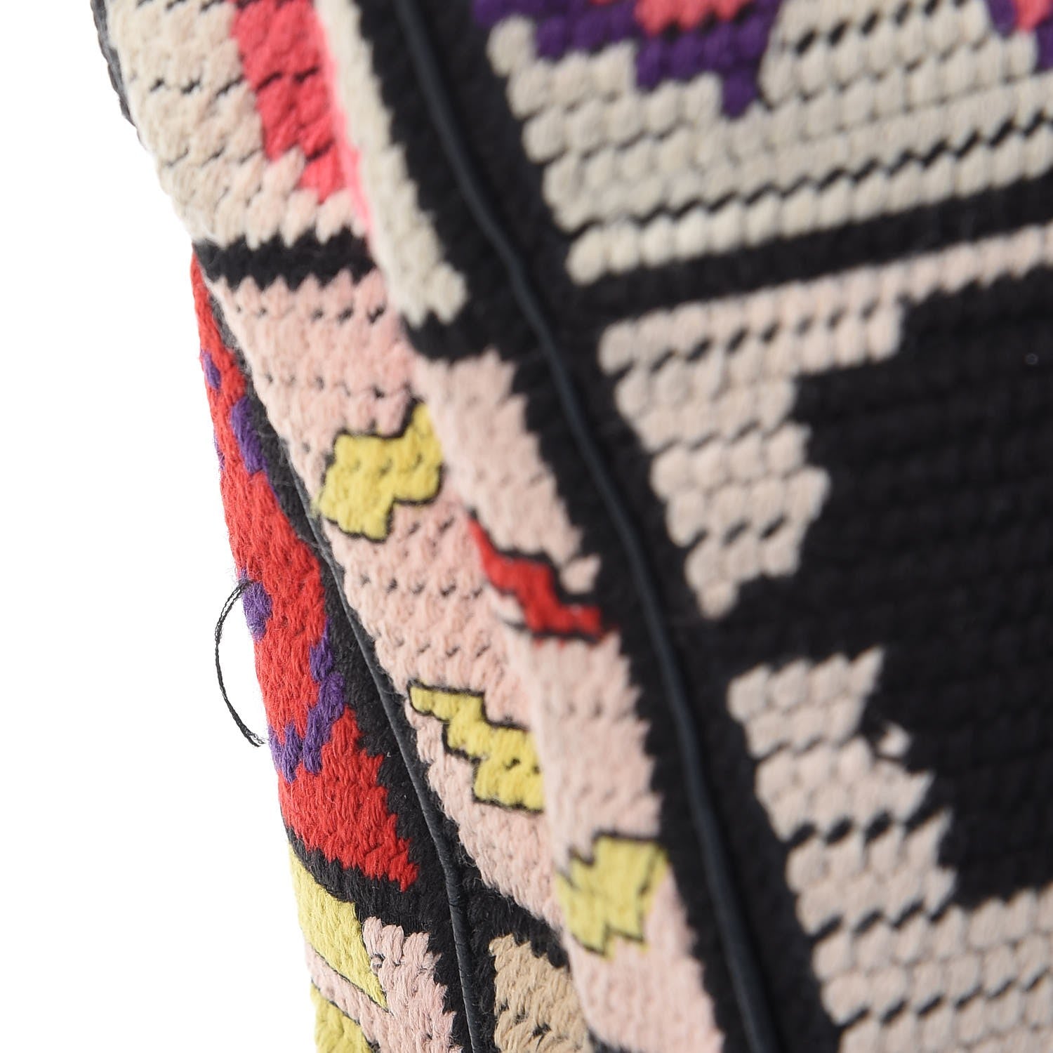Chanel Needlepoint Precious Symbols Shoulder Bag Black 10 of 12