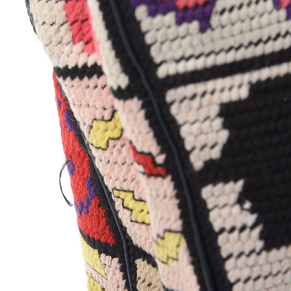 Chanel Needlepoint Precious Symbols Shoulder Bag Black 10 of 12