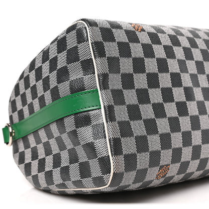 Louis Vuitton Damier Speedy Bandouliere 30 Black White 7 of 8