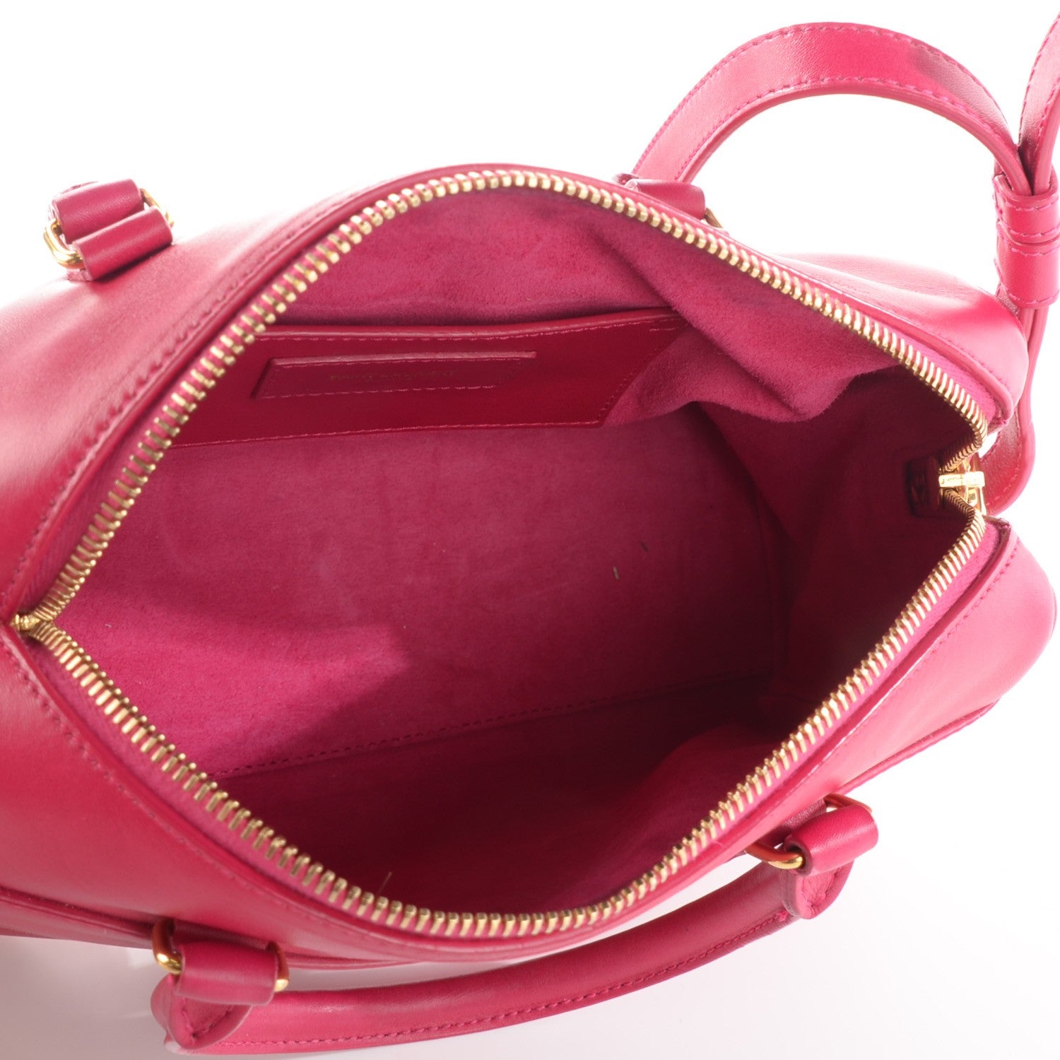 Saint Laurent Calfskin Classic Baby Duffle Fuchsia 7 of 8