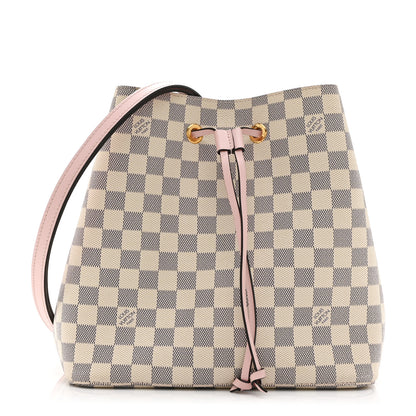 Louis Vuitton Damier Azur Neonoe MM Eau De Rose 1 of 10