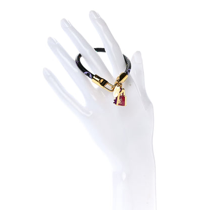 Louis Vuitton Monogram Multicolor Luck It Bracelet 17 Black 2 of 6