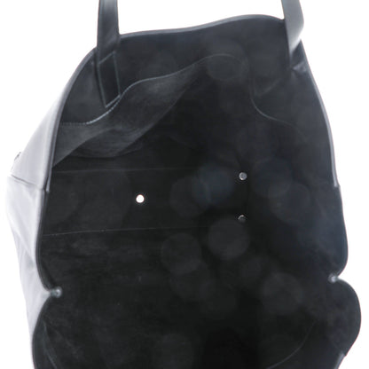 Saint Laurent Calfskin Suede Reversible Shopping Tote Black 7 of 10