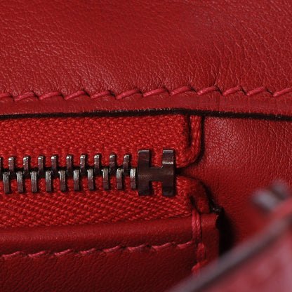 Hermes Swift Birkin 25 Rouge Vif 12 of 29