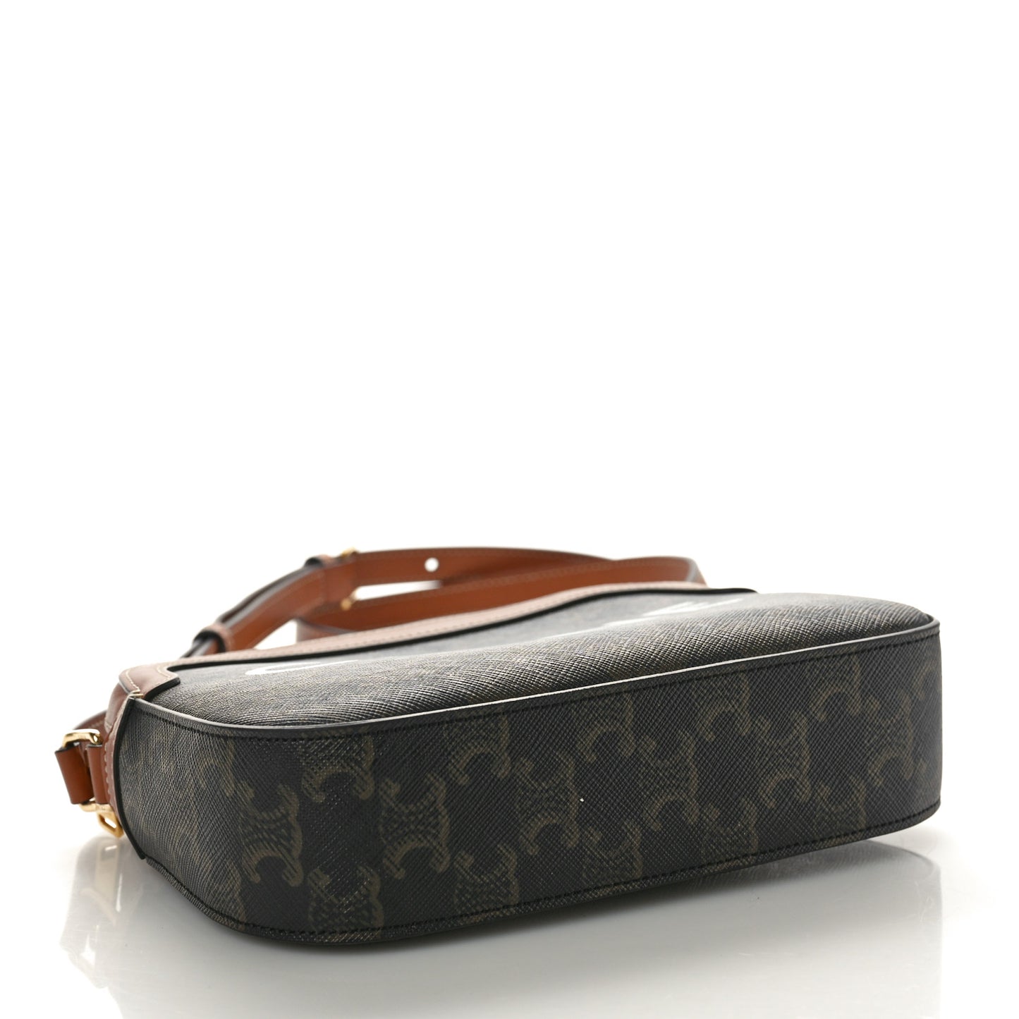 Triomphe Canvas Small Camera Bag Tan