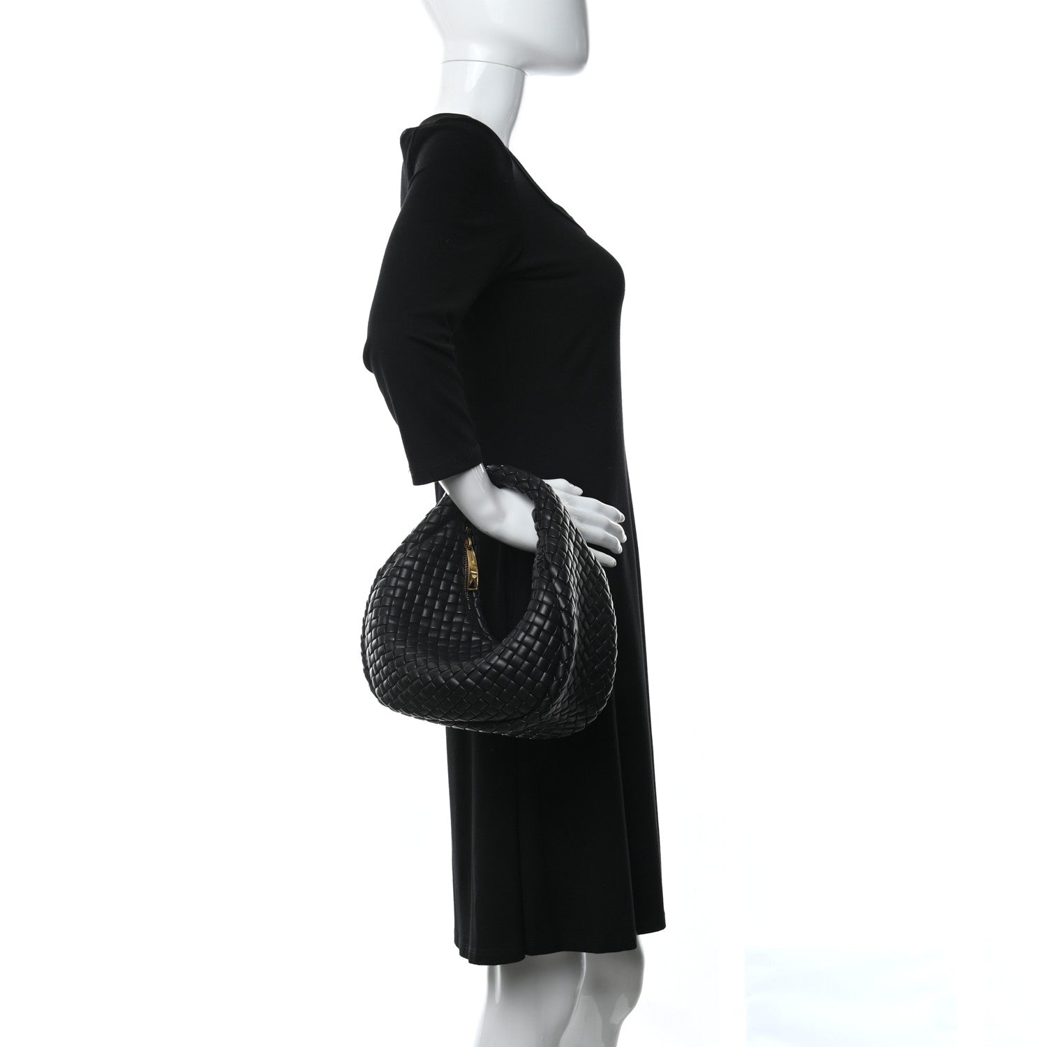 Bottega Veneta Lambskin Intrecciato Mini Padded Jodie Black 2 of 8