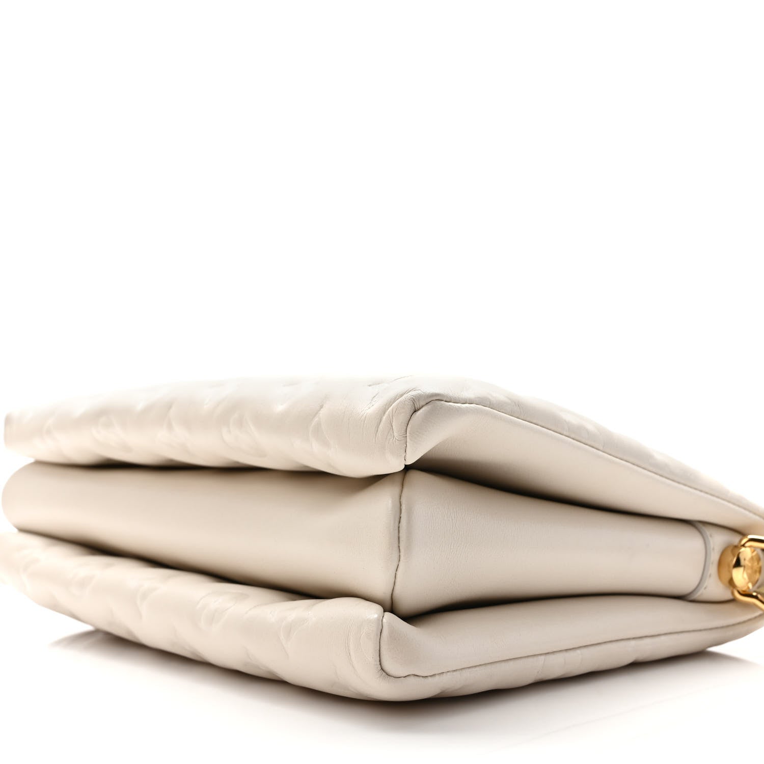 Louis Vuitton Lambskin Embossed Monogram Coussin PM Beige Cream 8 of 8