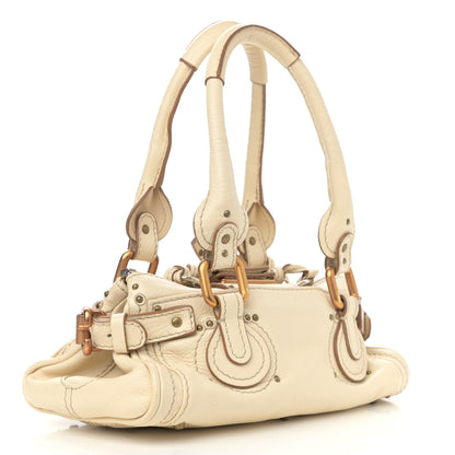 Chloe Calfskin Medium Paddington Satchel Off White 2 of 11