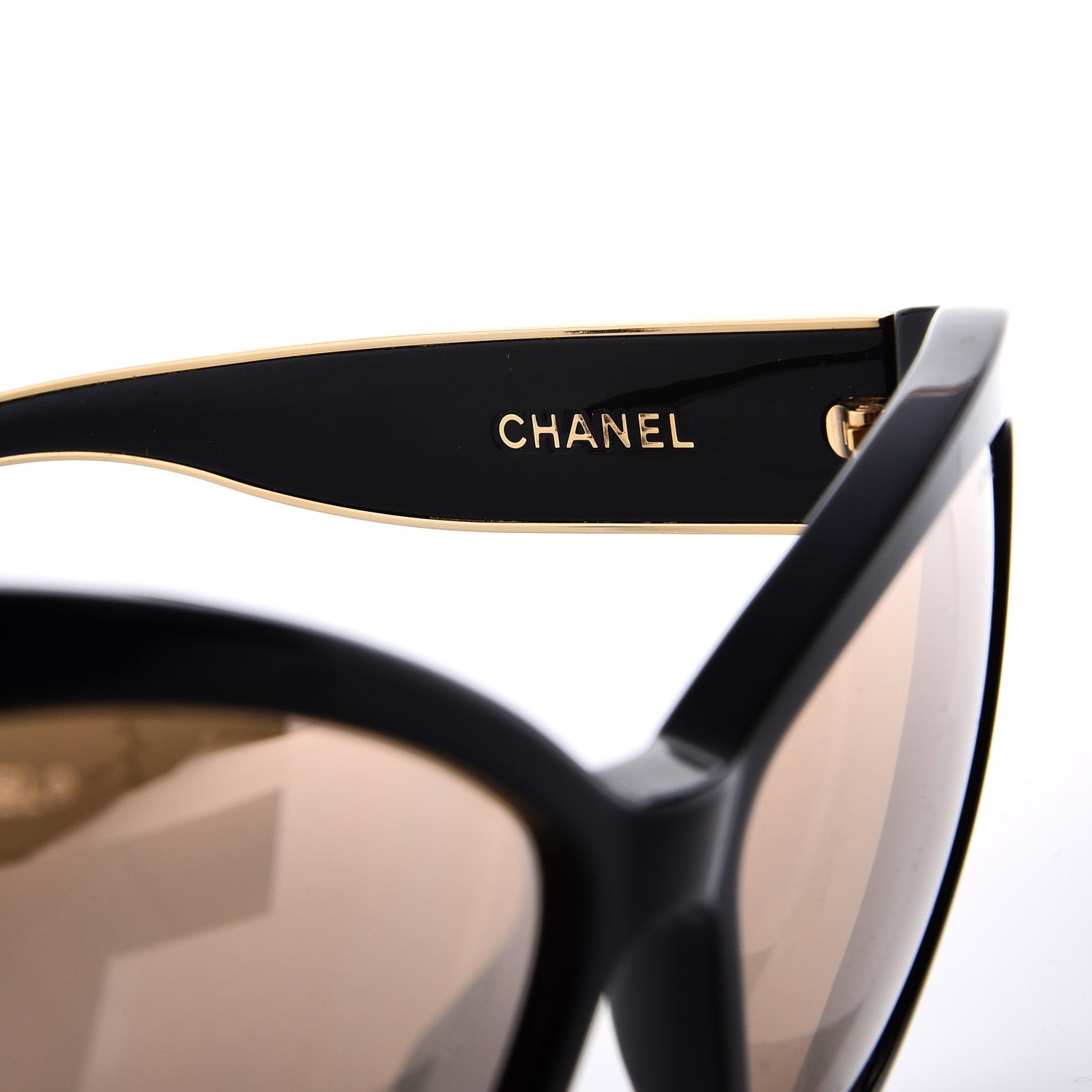 Chanel Acetate CC Cat Eye Sunglasses 5271 Black 5 of 8