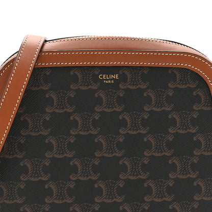 Celine Triomphe Canvas Small Camera Bag Tan 8 of 10