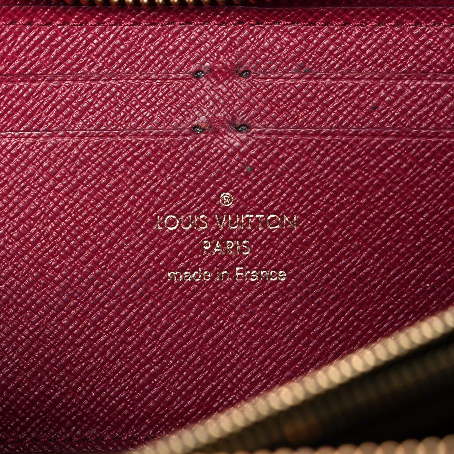 Monogram Clemence Wallet Fuchsia