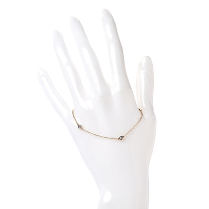 Tiffany 18K Rose Gold Diamond .15ctw Elsa Peretti Diamonds by the Yard Station Bracelet 2 of 8