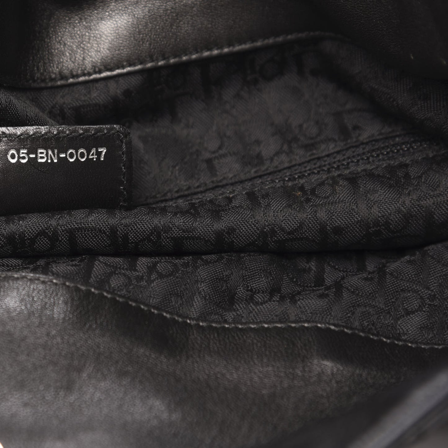 Lambskin Cannage Large Dior Soft Hobo Black