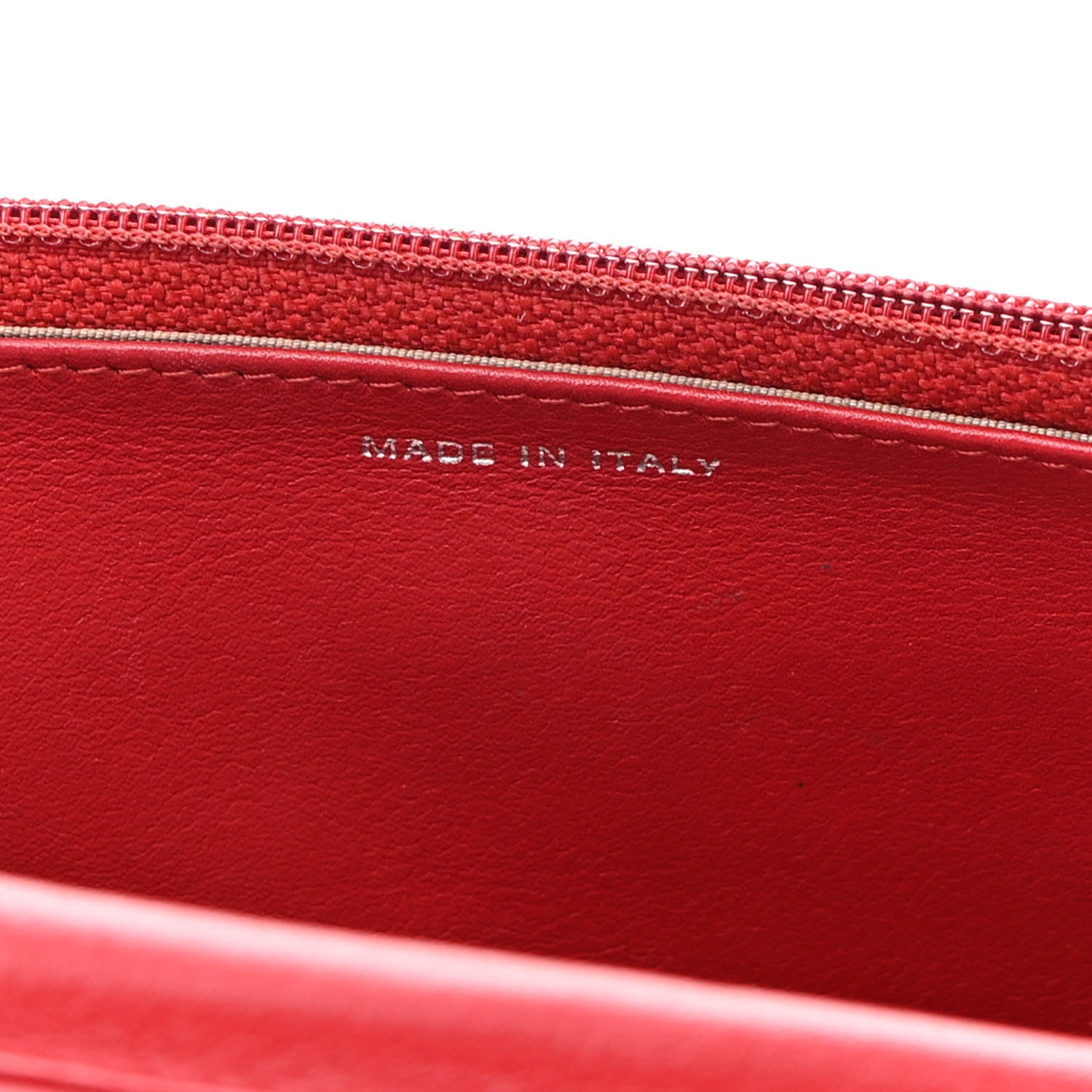 Chanel Caviar Timeless CC Wallet On Chain WOC Red 7 of 10