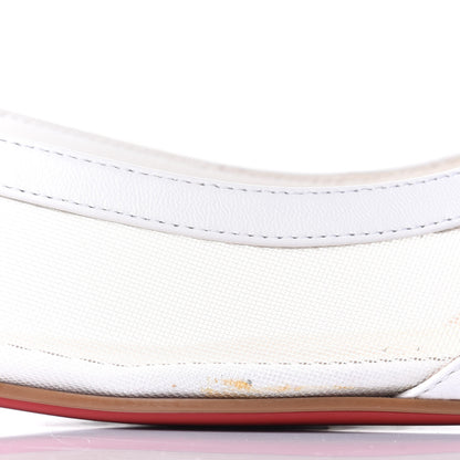 Christian Louboutin Kid Rete Galativi Flats 40 Version Bianco 10 of 11