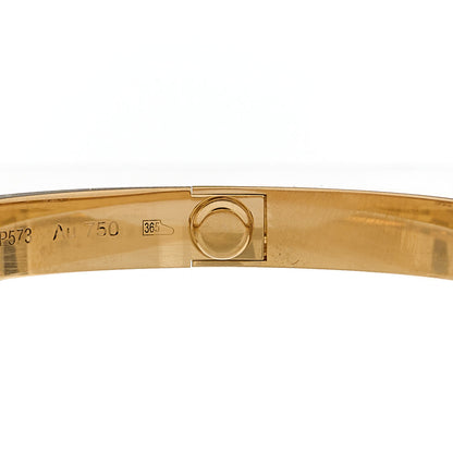 Cartier 18K Yellow Gold LOVE Bracelet 17 4 of 8