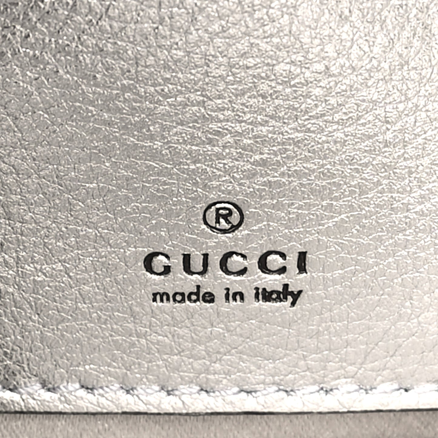 Sequin Mini GG Marmont 2.0 Bucket Bag Silver