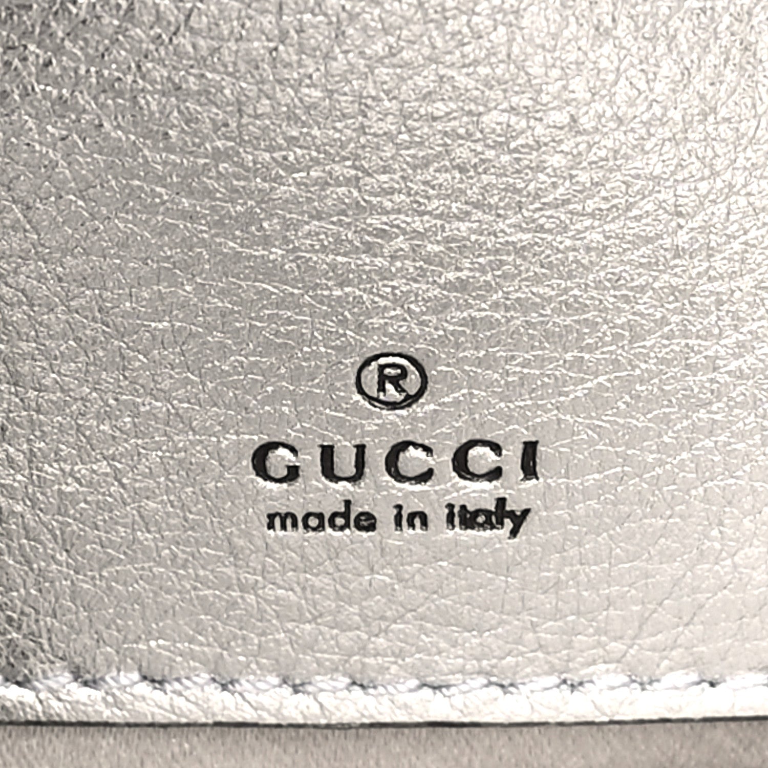 Gucci Sequin Mini GG Marmont 2.0 Bucket Bag Silver 6 of 10