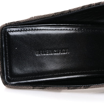 Balenciaga BB Monogram Square Knife 80mm Mule Pumps 38.5 Dark Mink Grey Dark Brown 9 of 12