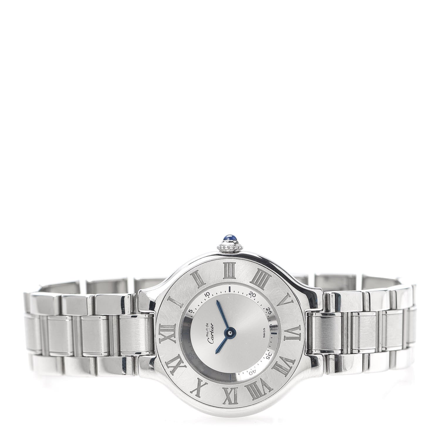 Cartier Stainless Steel 28mm Must De 21 Quartz Watch 3 of 6