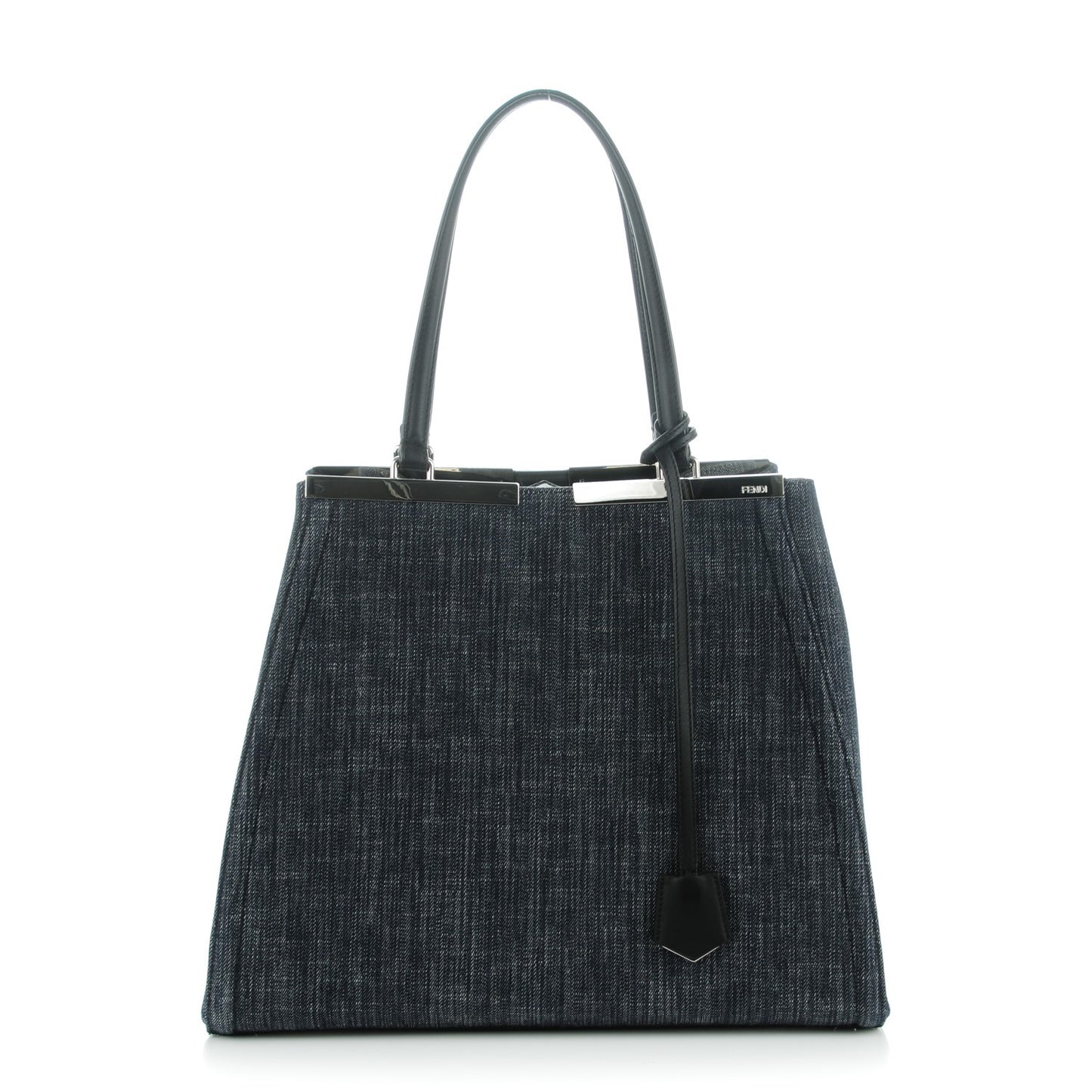 Denim Large 3Jours Tote Blue