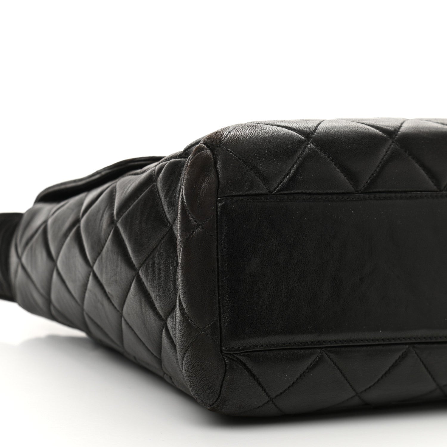 Chanel Lambskin Quilted CC Flap Shoulder Bag Black 5 of 13