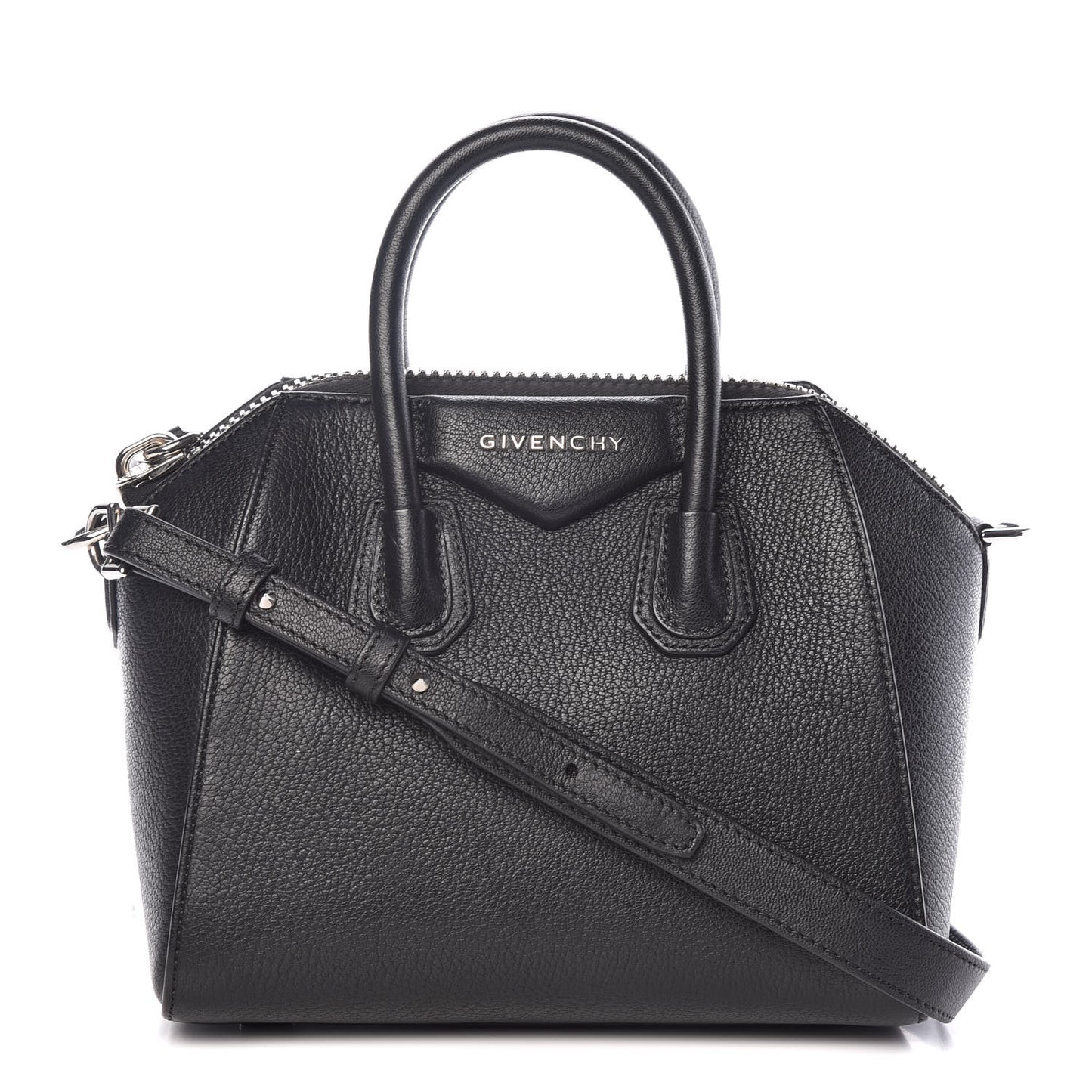 Sugar Goatskin Mini Antigona Black