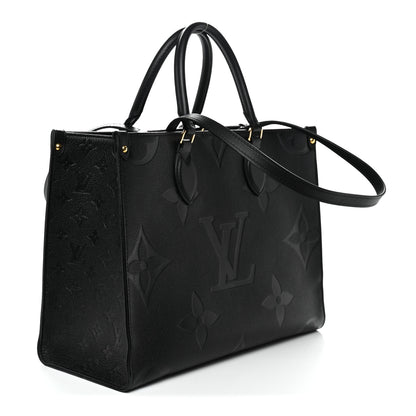 Louis Vuitton Empreinte Monogram Giant Onthego PM Black 3 of 9