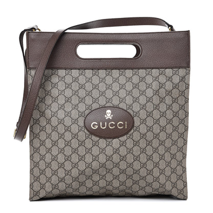 Gucci Soft GG Supreme Monogram Slip Handle Vertical Tote Beige New Acero 1 of 14