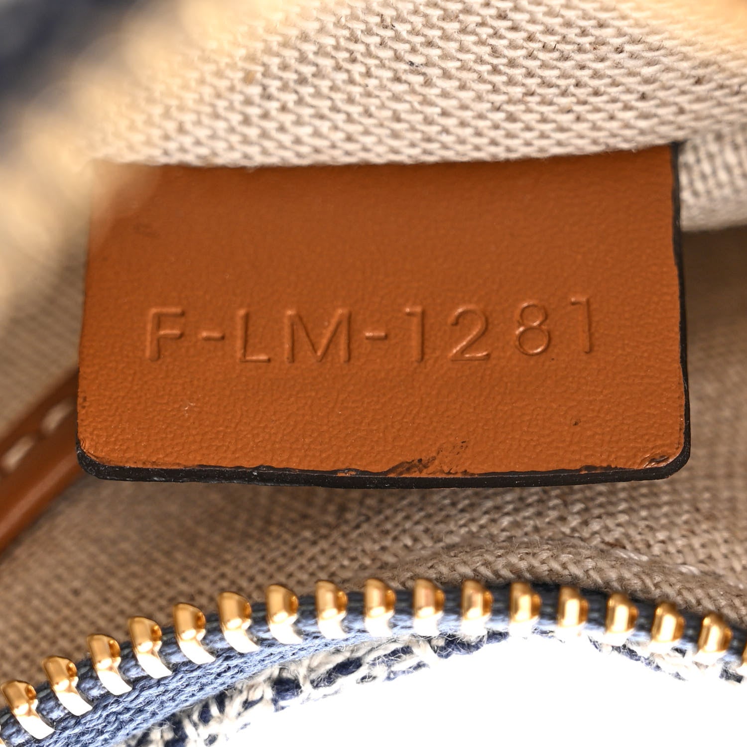 Celine Canvas Calfskin Ava Triomphe Shoulder Bag Blue 8 of 11