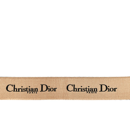 Christian Dior Canvas Embroidered Large Book Belt 75 30 Black Beige 5 of 7