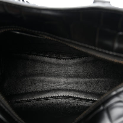 Balenciaga Semi Shiny Calfskin Crocodile Embossed Neo Classic Black Hardware Mini City Black 5 of 10