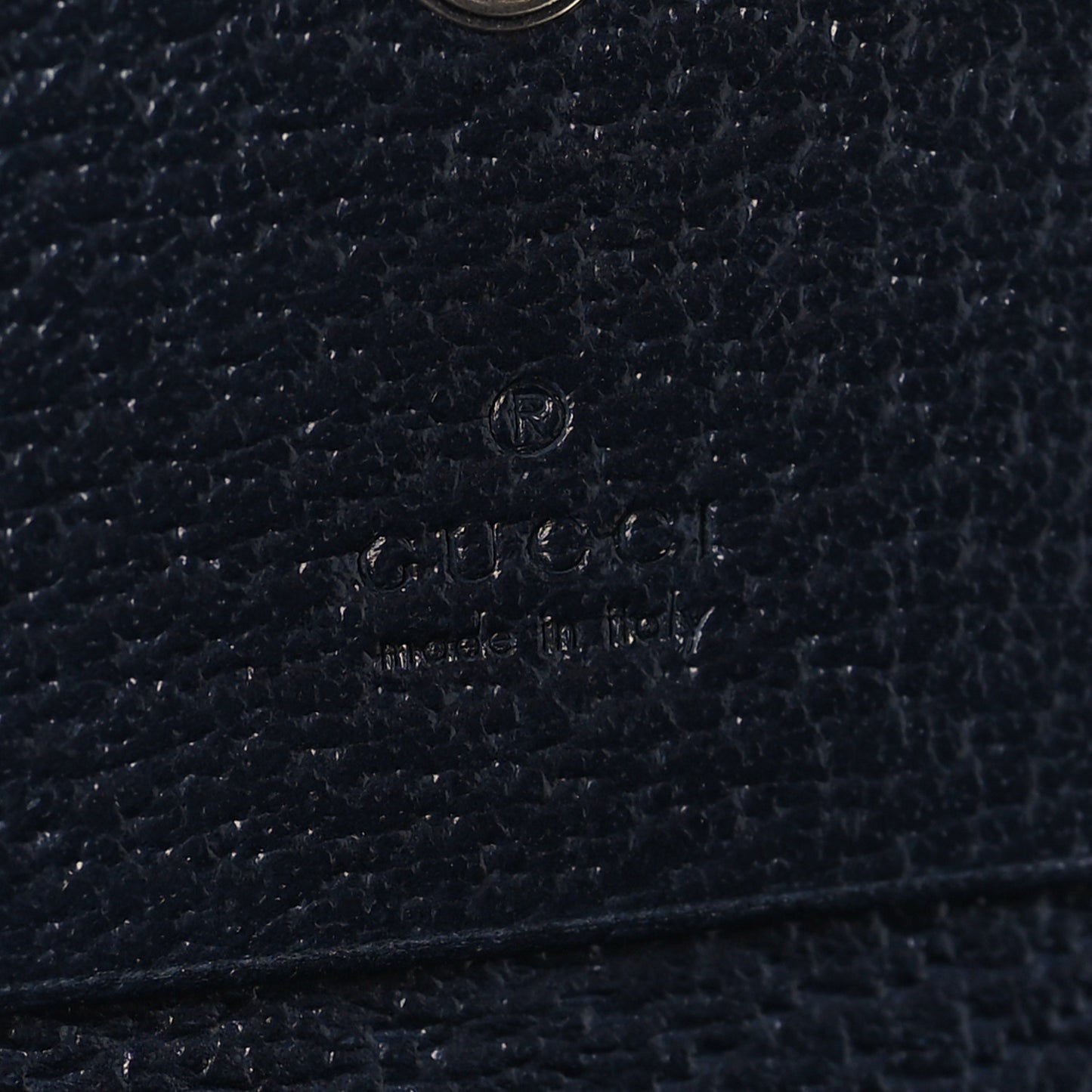 GG Supreme Monogram Textured Dollar Calfskin Web Ophidia Card Case Beige Blue