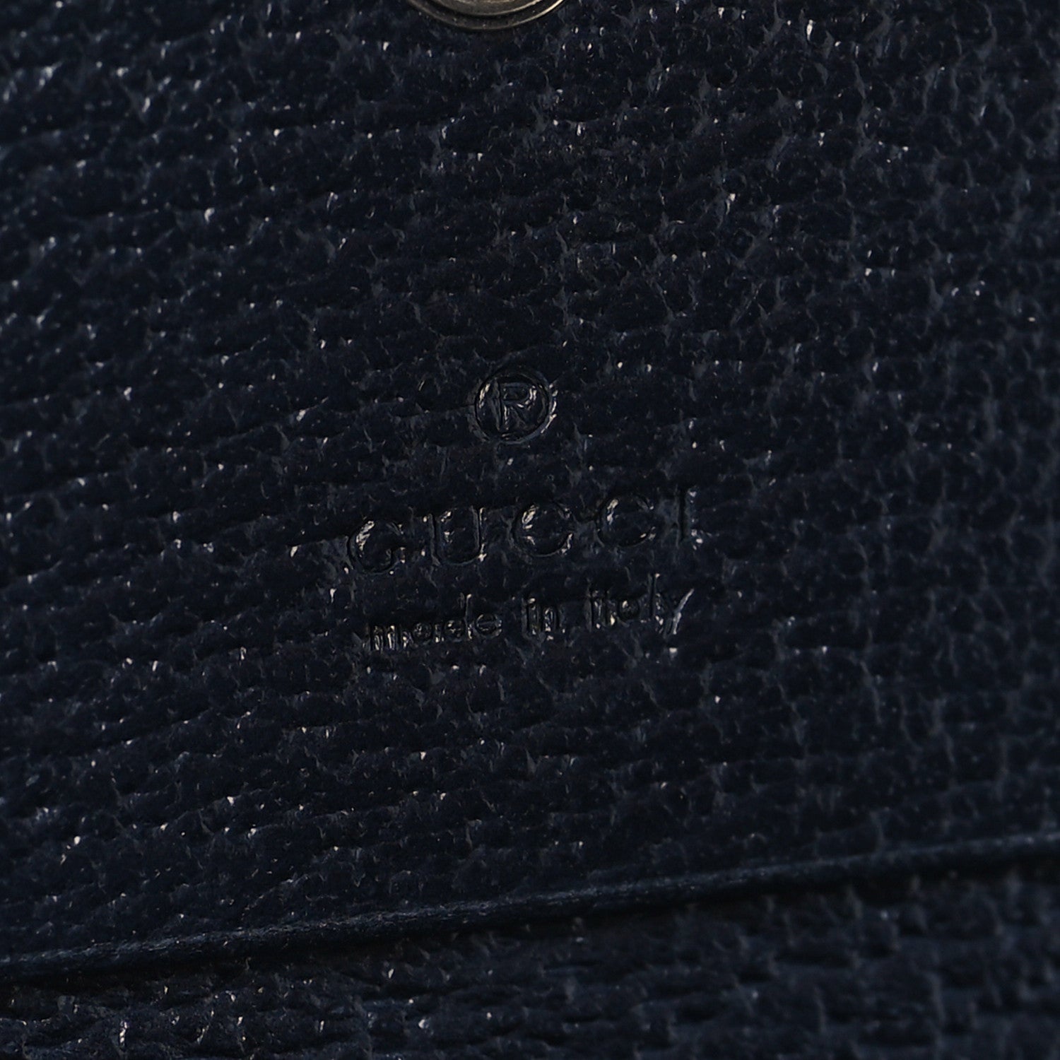 Gucci GG Supreme Monogram Textured Dollar Calfskin Web Ophidia Card Case Beige Blue 6 of 6