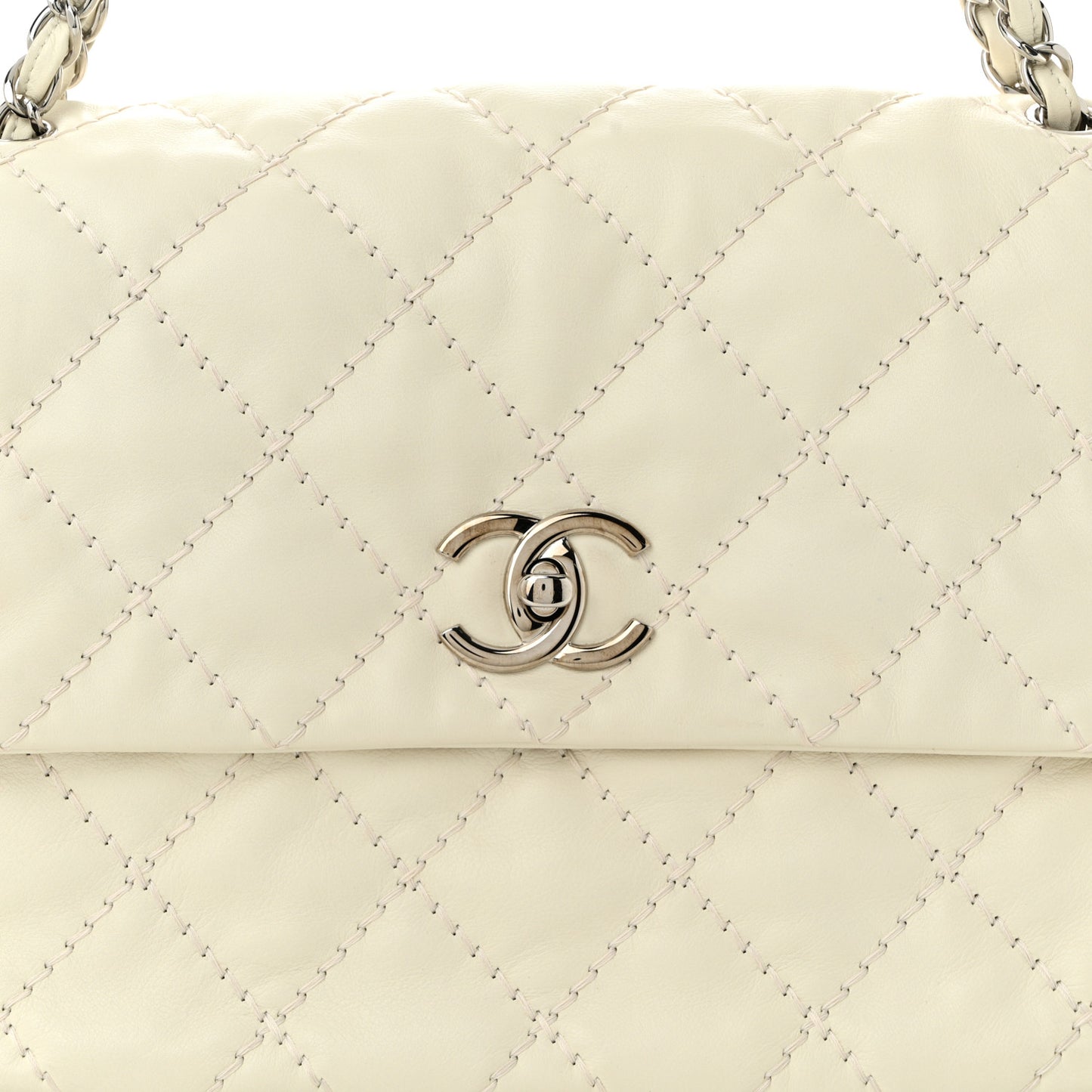Calfskin Love Me Tender Flap White