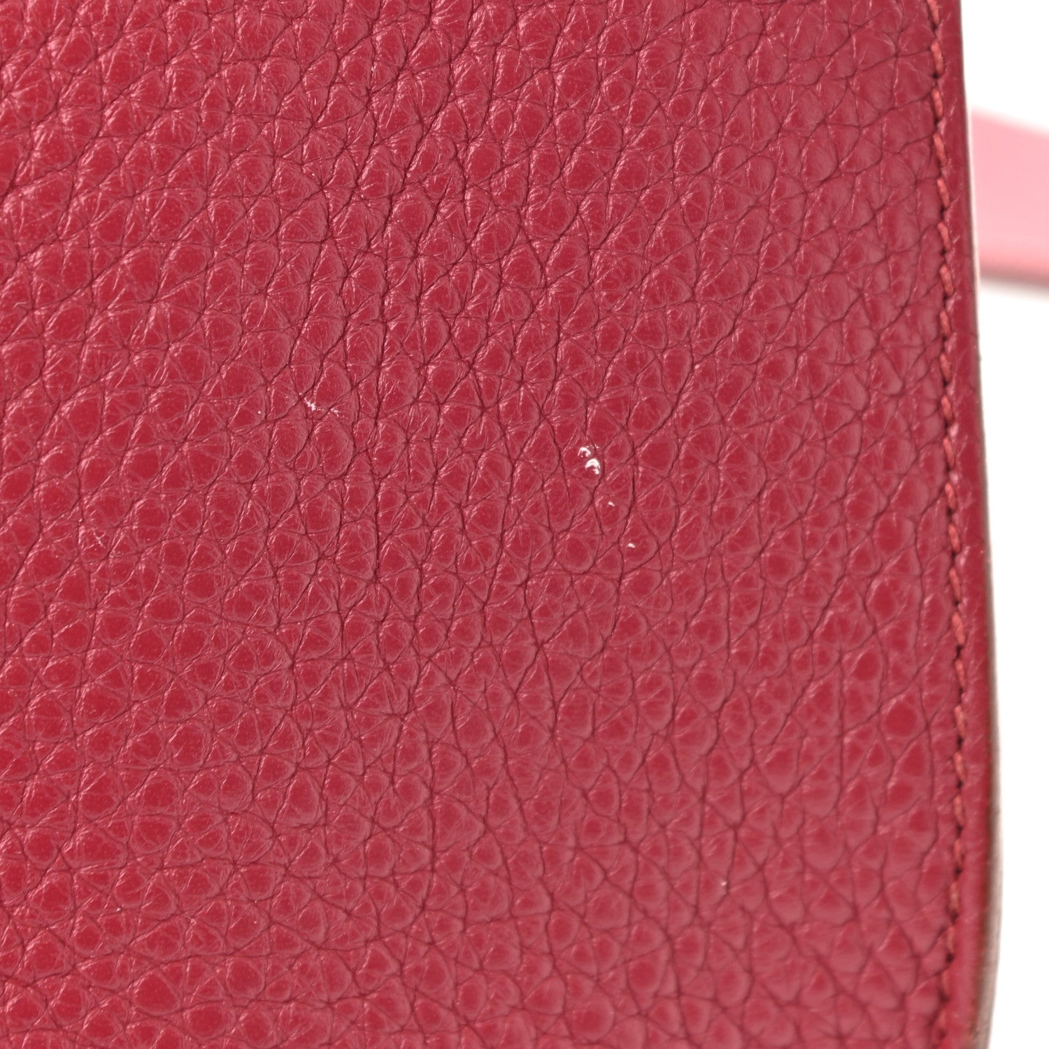 Hermes Taurillon Clemence Jypsiere 34 Rubis 11 of 15