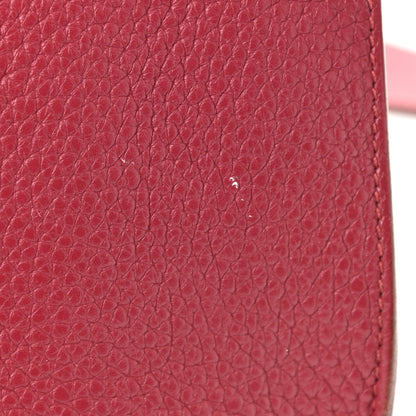 Hermes Taurillon Clemence Jypsiere 34 Rubis 11 of 15