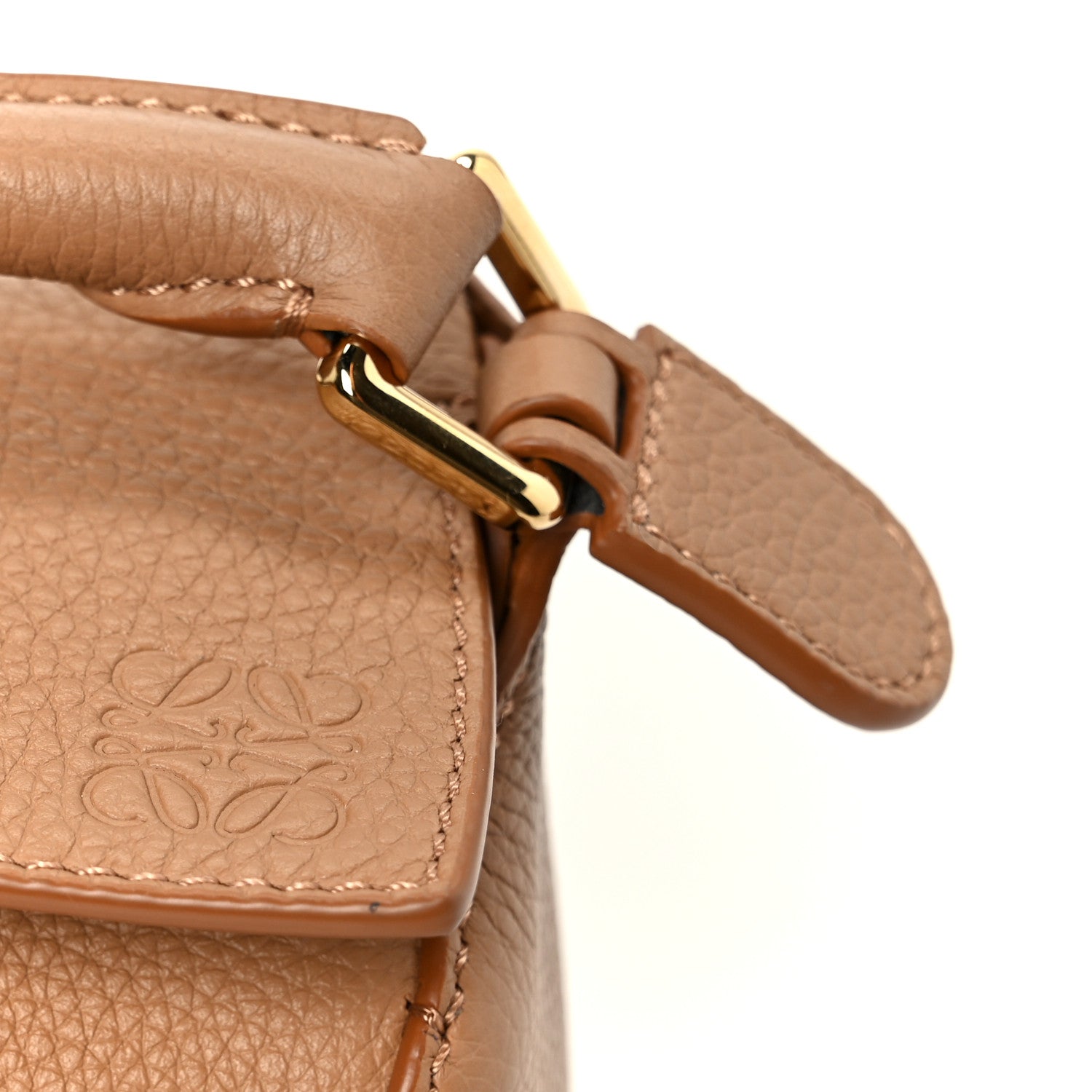 Loewe Calfskin Mini Puzzle Edge Bag Toffee 8 of 11