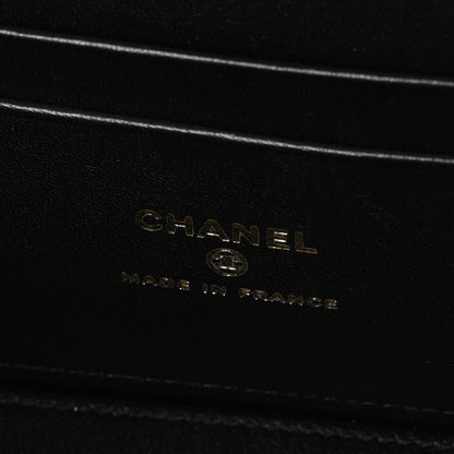Chanel Lambskin Quilted Small Pillow Crush Vanity Case With Chain Black 7 of 13