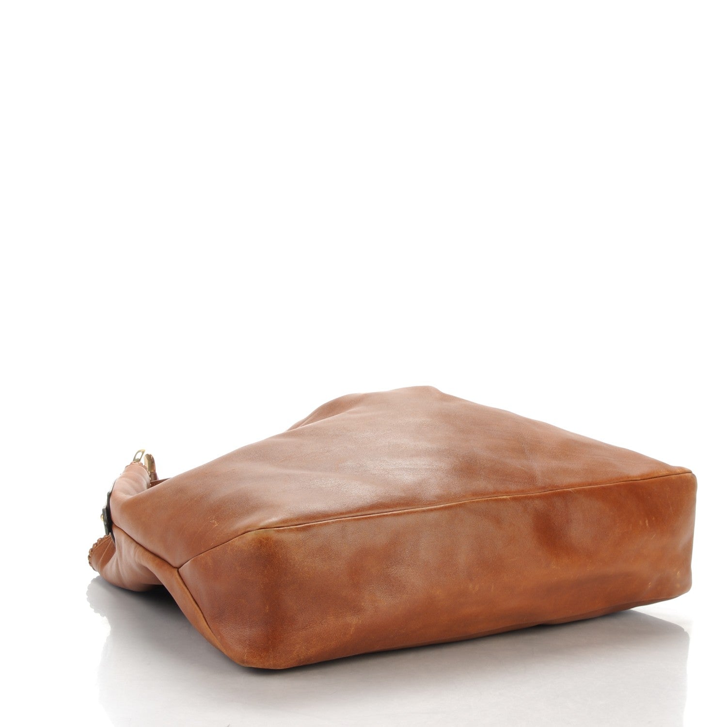Gucci Calfskin Large Horsebit Chain Hobo Brown 4 of 8