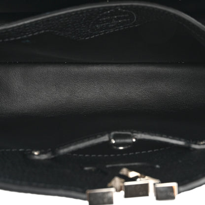 Louis Vuitton LV x YK Taurillon Flower Capucines BB Black 5 of 12