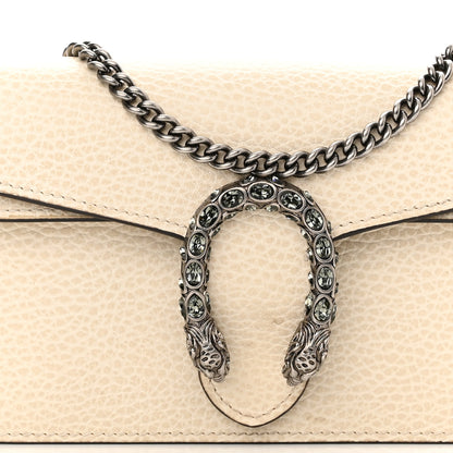 Gucci Dollar Calfskin Crystal Super Mini Dionysus Shoulder Bag Mystic White Black Diamond 8 of 10