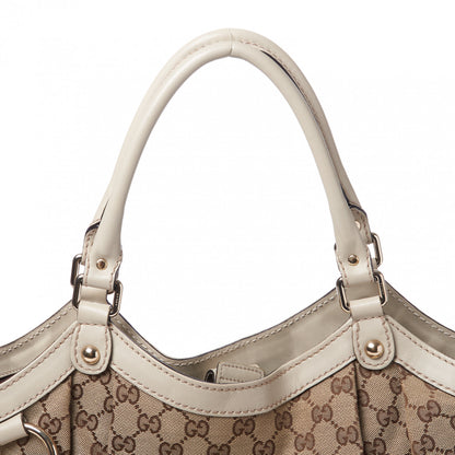 Gucci Monogram Large Sukey Tote Off White 7 of 9