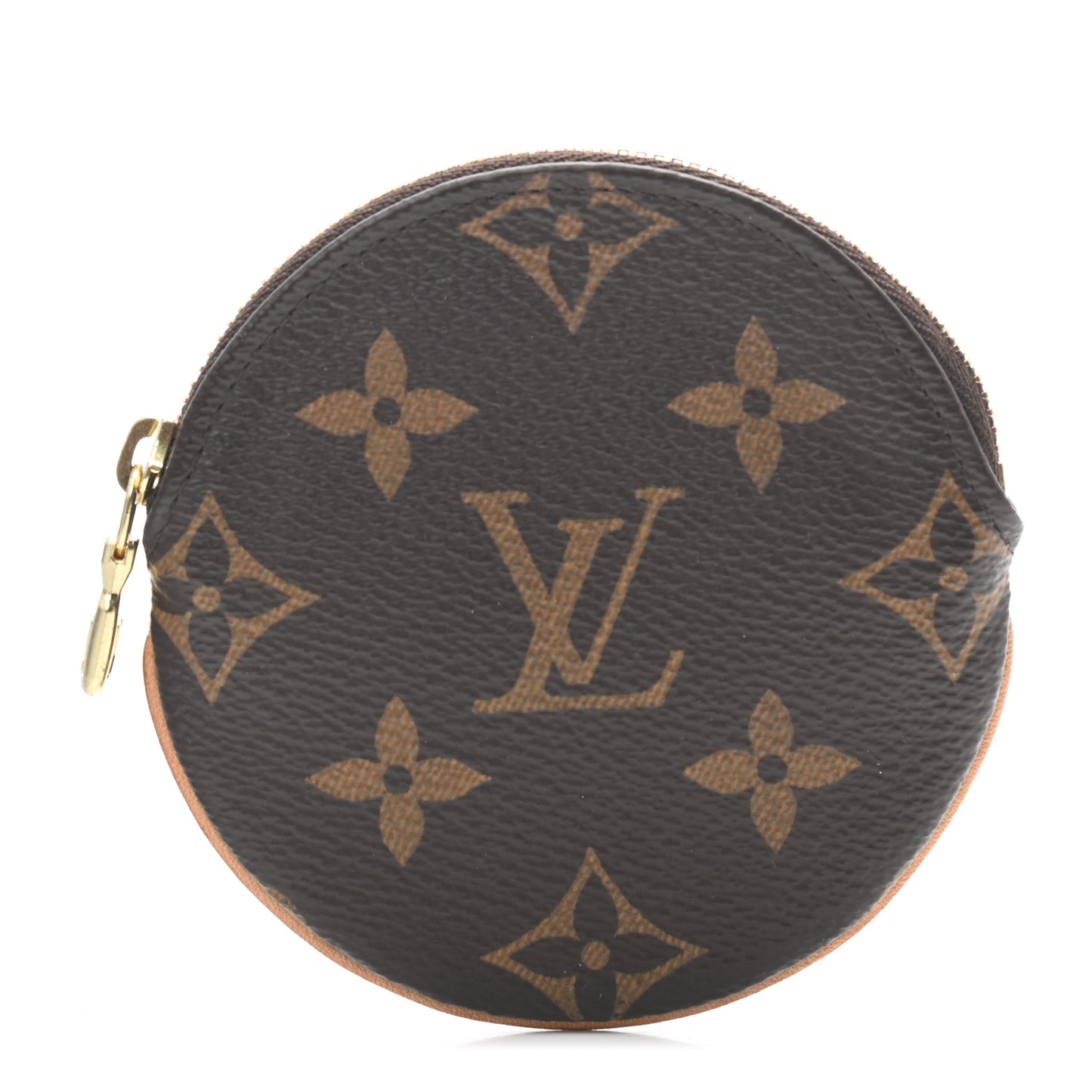 Monogram Round Coin Purse